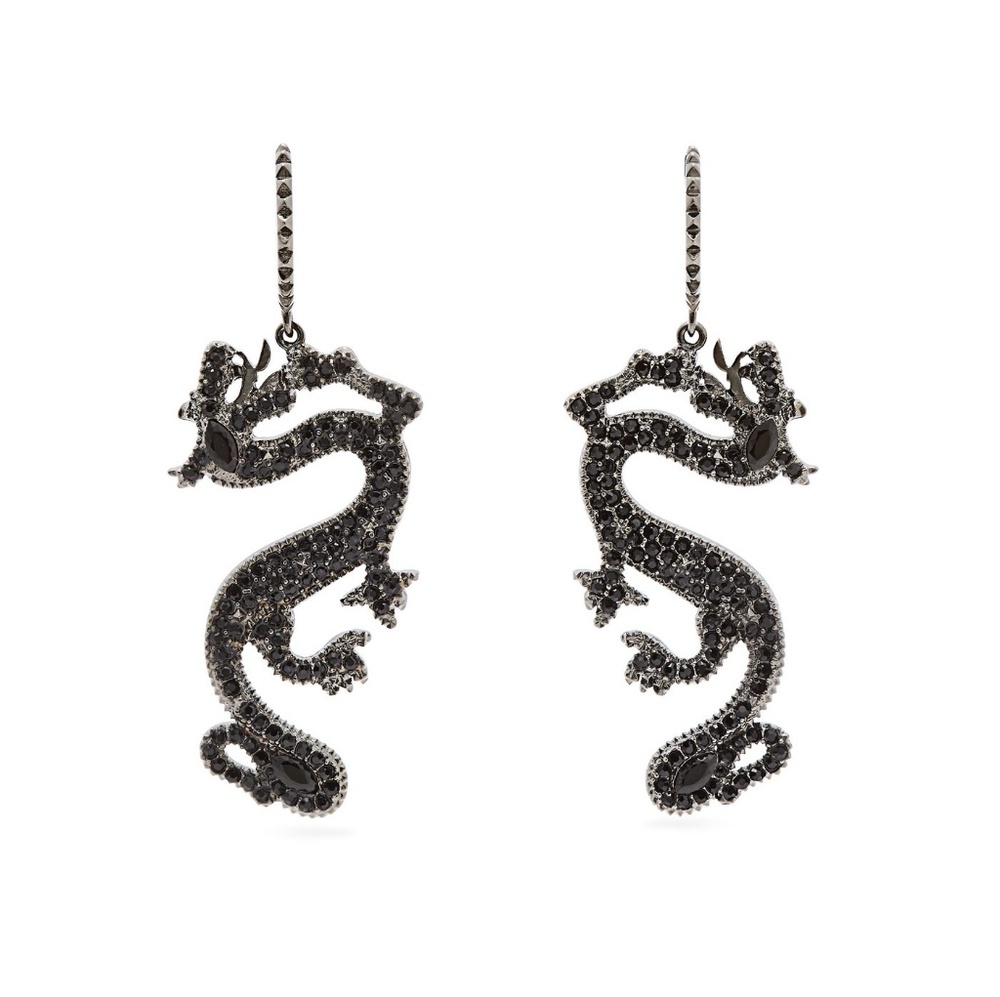 Valentino crystal earrings